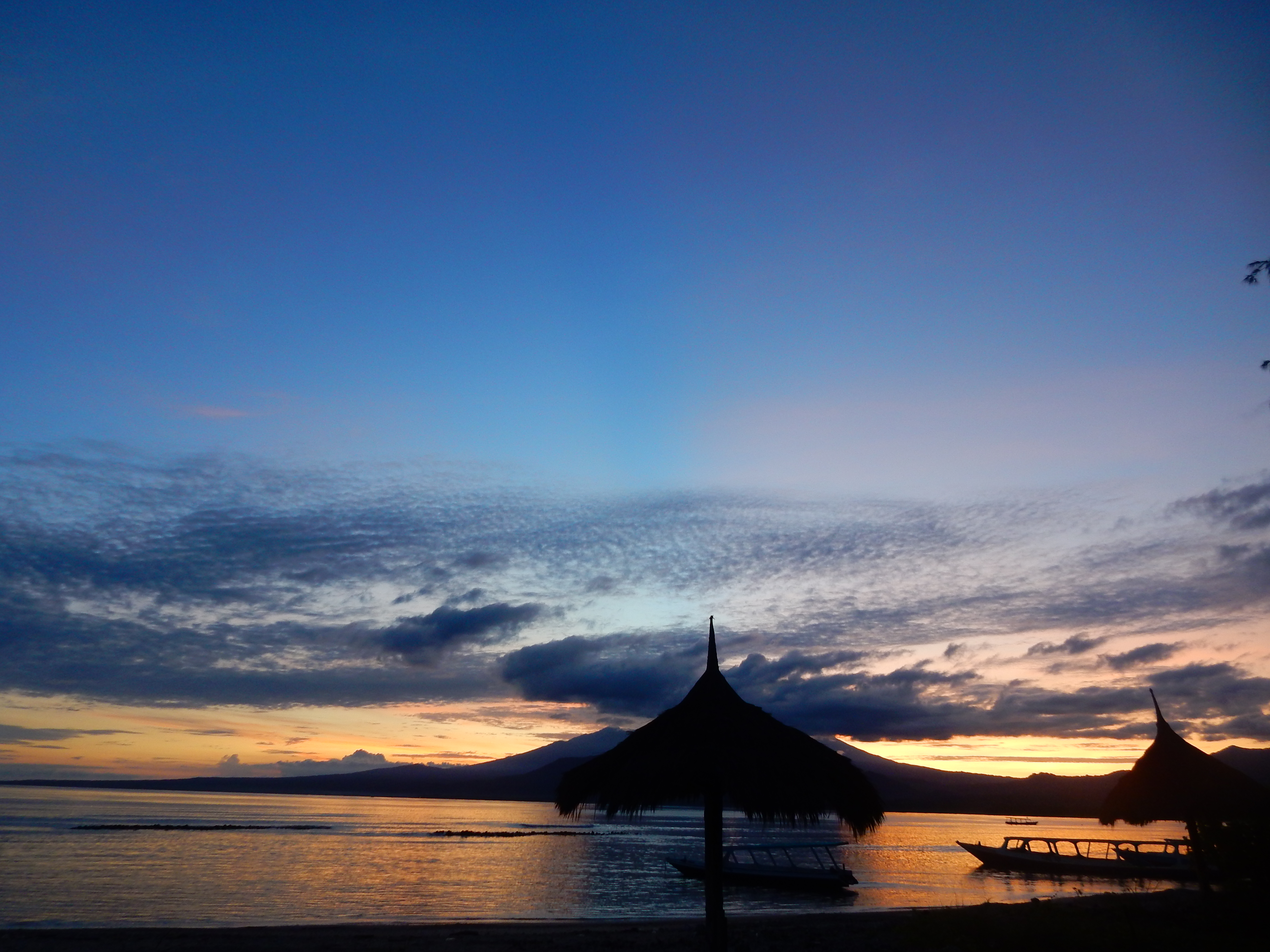 Lever de soleil, Sunrise, Gili Air, Indonésie
