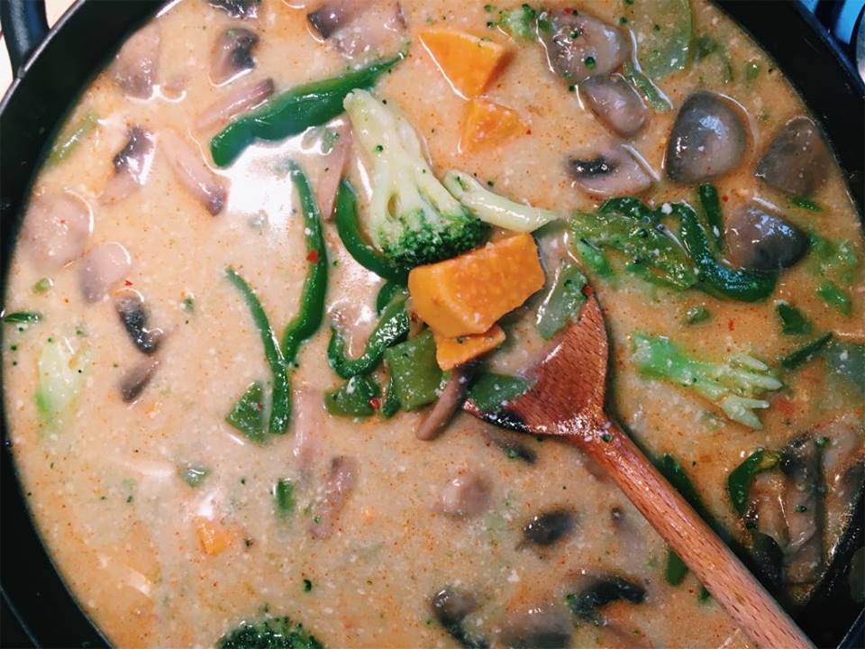 Recette curry vegan