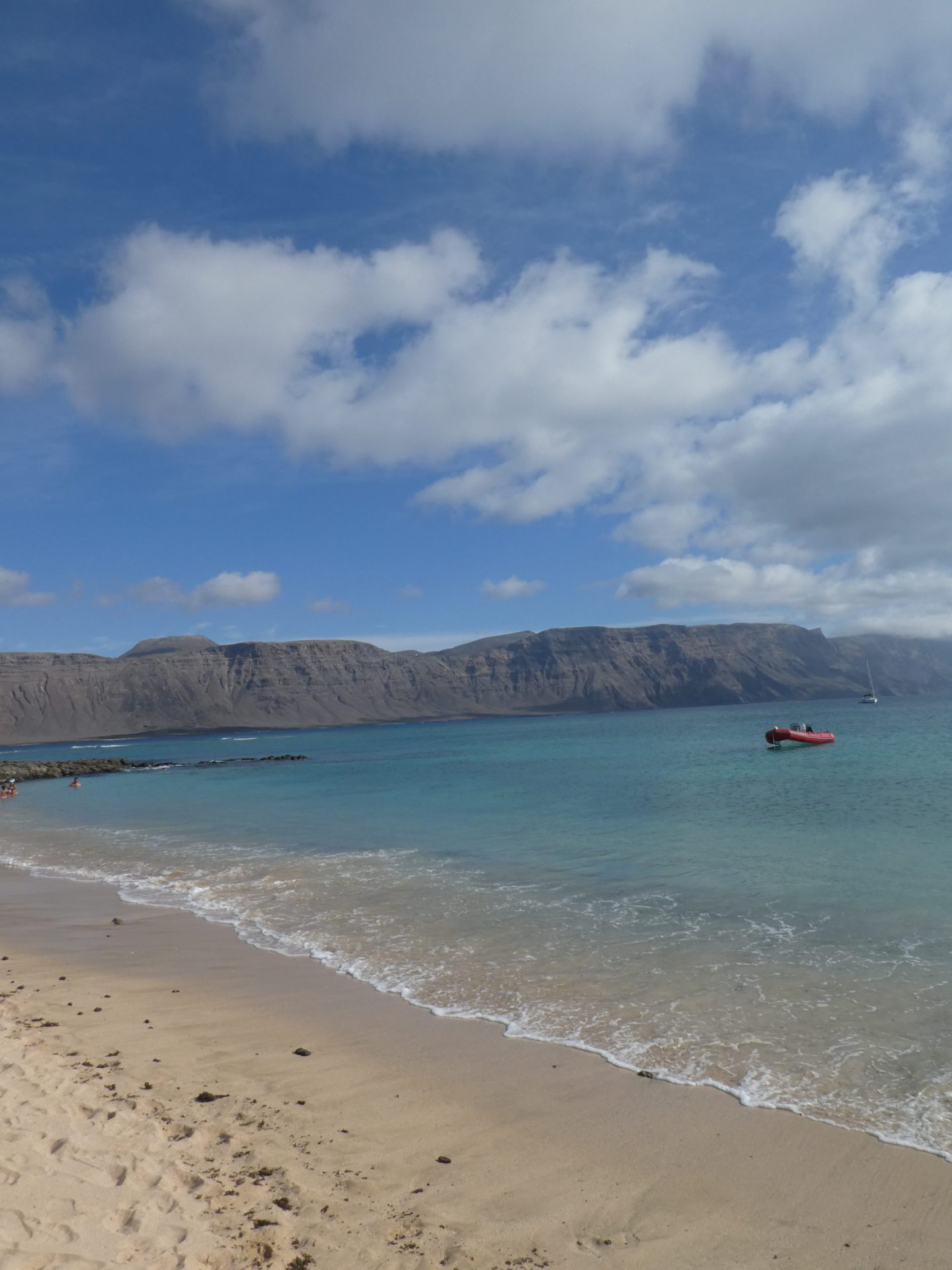 Les plus belles plages de l'île de Lanzarote, Playa Francesa, île de la Graciosa